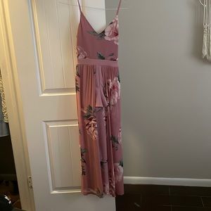 Floral Romper with Skirt